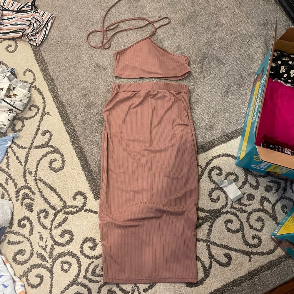 Matching Shein Skirt and Top Set
